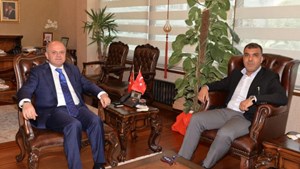 Başkan Kadooğlu'dan Mersin Valisi Çakacak'a ziyaret