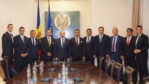 TÜRKONFED heyeti Moldova Başbakanı Strelet ile bir araya geldi.