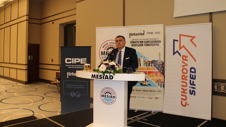 10 Mayıs 2019 / TÜRKONFED Başkanı Orhan Turan Kent-Bölge Mersin Toplantısı Konuşma Metni
