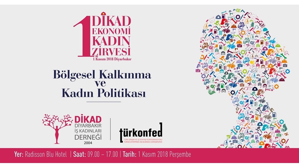 DİKAD 1.Ekonomi Kadın Zirvesi Diyarbakır’da Düzenlenecek
