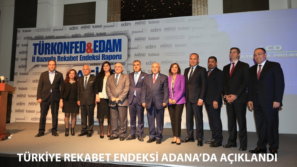 Türkiye Rekabet Endeksi Adana'da Açıklandı