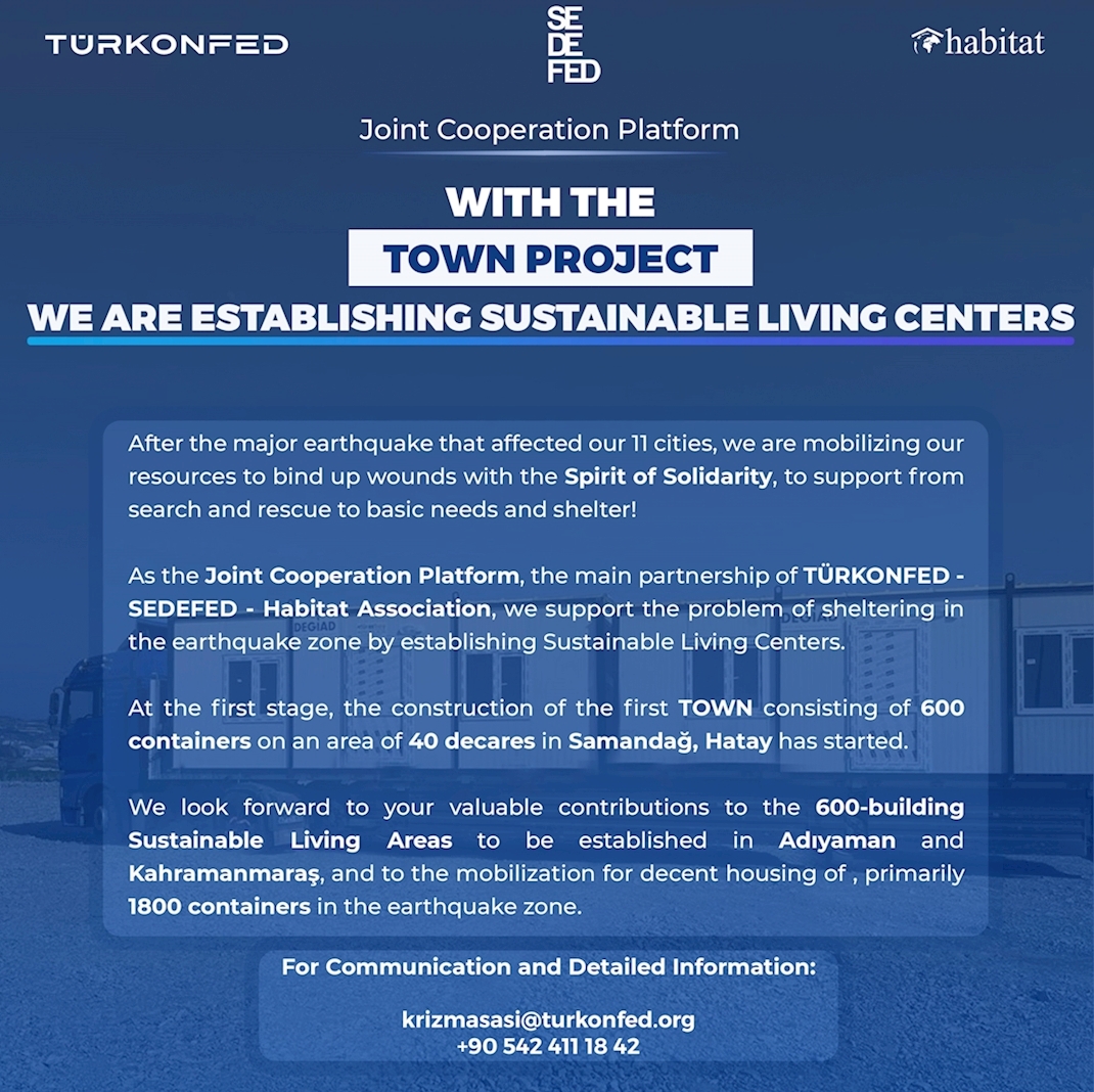 Joint Cooperation Platform With The Town Project We Are Establishing Sustainable Living Centers