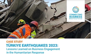 Türkiye Earthquakes 2023: Lessons Learned on Business Engagement in the Humanitarian Response