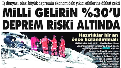 "Sektörler İstanbul Depremine Ne Kadar Hazır?" Raporu - 15 Mart 2022