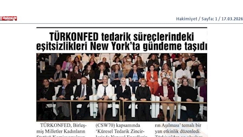 TÜRKONFED tedarik süreçlerindeki eşitsizlikleri New York’ta gündeme taşıdı