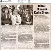 1. DİKAD Ekonomi ve Kadın Zirvesi Medya Yansımaları 1 Kasım 2018 / Diyarbakır