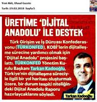 Dijital Anadolu Medya Yansımaları 19 Şubat 2018