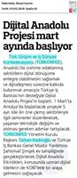 Dijital Anadolu Medya Yansımaları 19 Şubat 2018