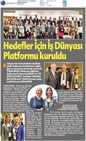 Hedefler İçin İş Dünyası Platformu Medya Yansımaları - 11 Ocak 2019 / İstanbul
