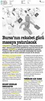 MARSİFED Ev Sahipliğinde Bursa'nın Rekabet Gücü Masaya Yatırılacak-Medya Yansımaları / 3 Ekim 2017