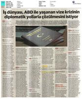Türkiye-ABD Vize Sorunu Basın Açıklaması Medya Yansımaları / 10 Ekim 2017