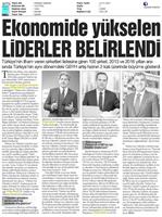 Türkiye'nin Yükselen Liderleri Raporu Medya Yansımaları / 12 Kasım 2017-İstanbul
