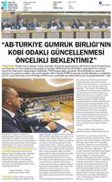 TÜRKONFED Başkanı Kadooğlu, Türkiye-AB Ekonomi Diyalog Toplantısı Medya Yansımaları / 8 Aralık 2017