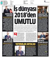 TÜRKONFED Başkanı Kadooğlu'nun 2017-2018 Ekonomi Değerlendirmesi Medya Yansımaları / 18 Aralık 2017