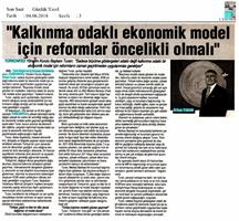 TÜRKONFED  Başkanı Orhan Turan Ekonomi Değerlendirmesi 1  