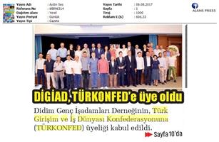 TÜRKONFED-Didim GİAD Toplantısı Medya Yansımaları / Didim-6 Ağustos 2017