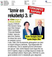 TÜRKONFED, EGİAD İzmir Rekabet Endeksi Toplantısı - Son Medya Yansımaları / 5 Temmuz 2017