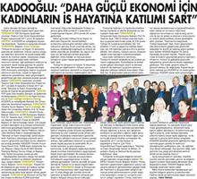 TÜRKONFED İDK Kadının Çok Yönlü Güçlendirilmesi Projesi Kayseri Toplantısı Medya Yansımaları-2 / 8 Nisan 2017
