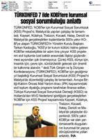 TÜRKONFED KSS Anadolu Çalıştayları Tamamlandı Medya Yansımaları-04.02.2017 