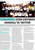 TÜRKONFED STEM Eğitimini Anadolu'ya Yayıyor Medya Yansımaları / 6-9 Ocak 2018