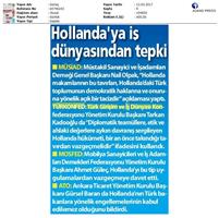 TÜRKONFED Türkiye-Hollanda Diplomatik Kriz Basın Açıklaması-Medya Yansımaları / 13 Mart 2017