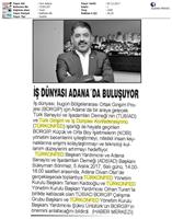 TÜRKONFED ve TÜSİAD BORGİP Adana Toplantısı Ön Medya Yansımaları / 30 Kasım 2017