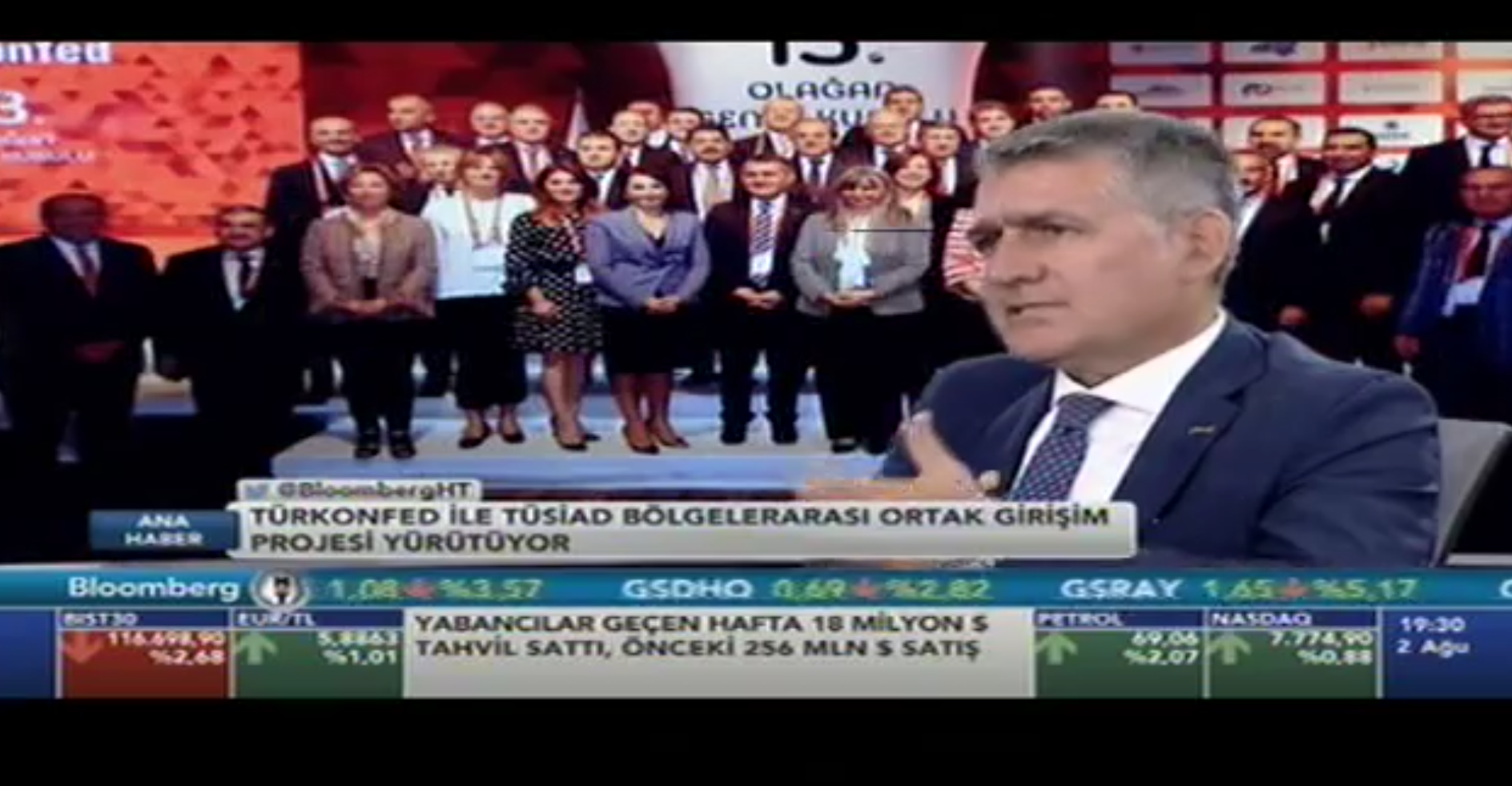 TÜRKONFED Başkanı Orhan Turan - Bloomberg HT Ana Haber / 2 Ağustos 2018