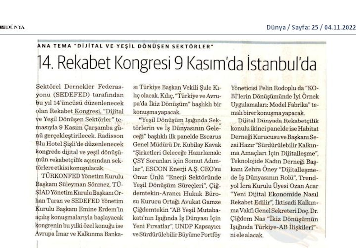 14 Rekabet Kongresi 9 Kasim 2022 Istanbul - 17