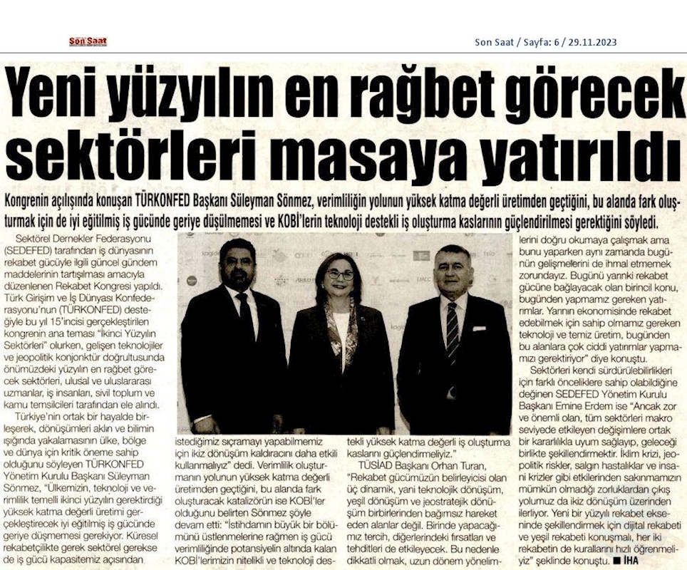15 Rekabet Kongresi 28 Kasim 2023 Istanbul - 2