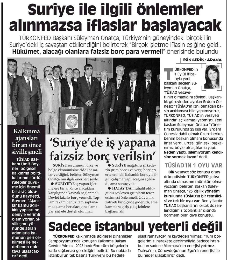 2012 Kasim Suriye Meselesi Uzerine Turkonfedin Yorumu - 4