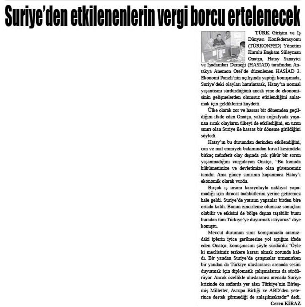 2012 Kasim Suriye Meselesi Uzerine Turkonfedin Yorumu - 6