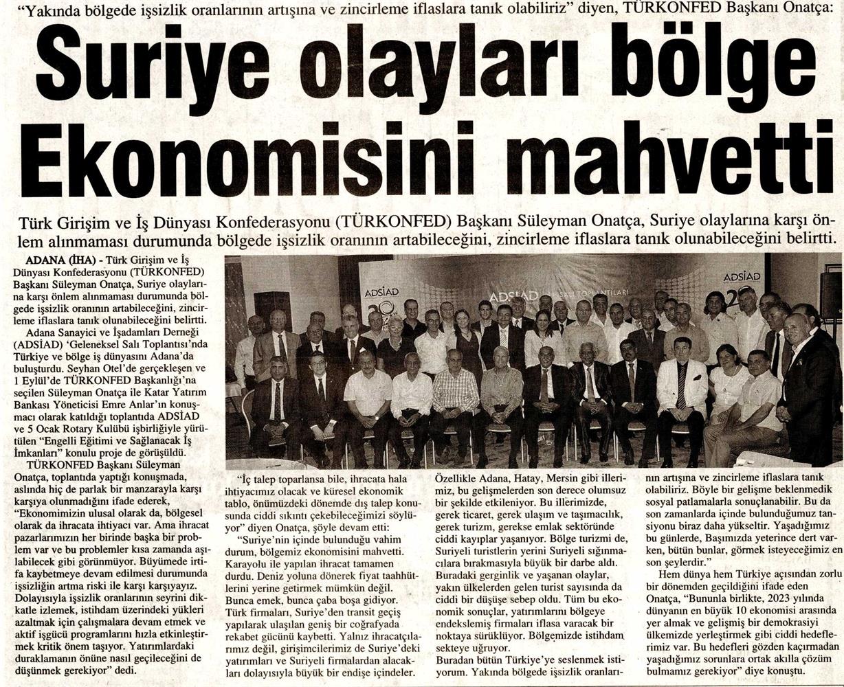 2012 Kasim Suriye Meselesi Uzerine Turkonfedin Yorumu - 7