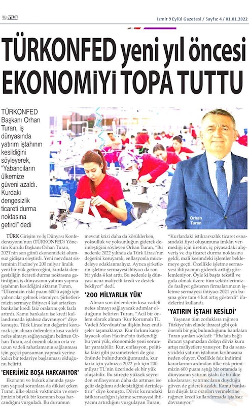 2021 Yil Sonu Ekonomi Değerlendirmesi 31 Aralik 2021 - 7
