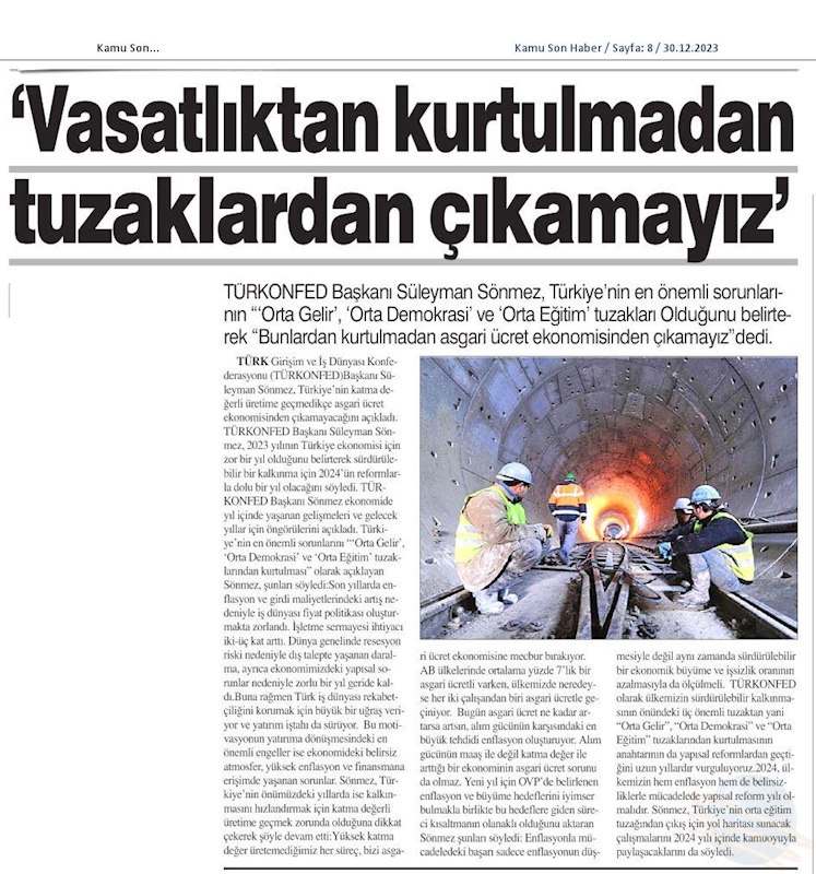 2023 Yil Sonu Ekonomi Değerlendirmesi - 9