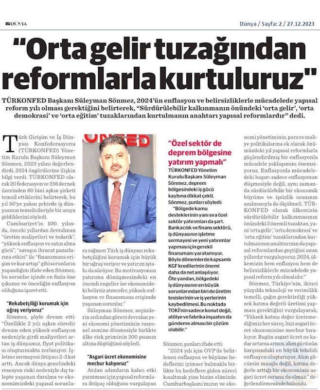 2023 Yil Sonu Ekonomi Değerlendirmesi - 10