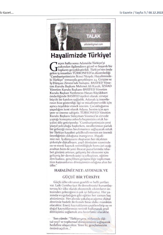 24 Girişim Ve Is Dunyasi Zirvesi 2 3 Aralik 2022 Adana - 2