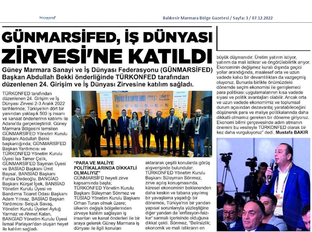24 Girişim Ve Is Dunyasi Zirvesi 2 3 Aralik 2022 Adana - 24