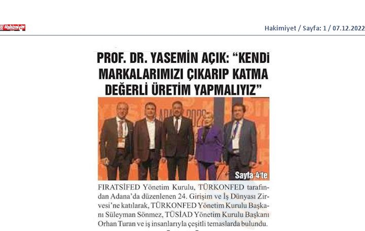 24 Girişim Ve Is Dunyasi Zirvesi 2 3 Aralik 2022 Adana - 26