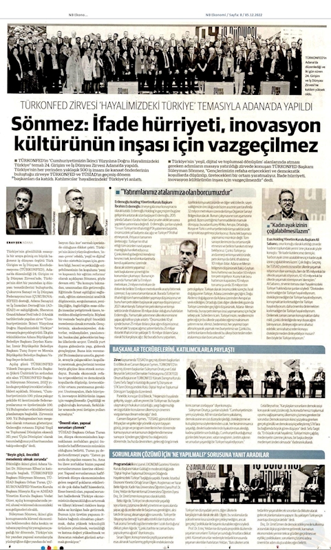 24 Girişim Ve Is Dunyasi Zirvesi 2 3 Aralik 2022 Adana - 59