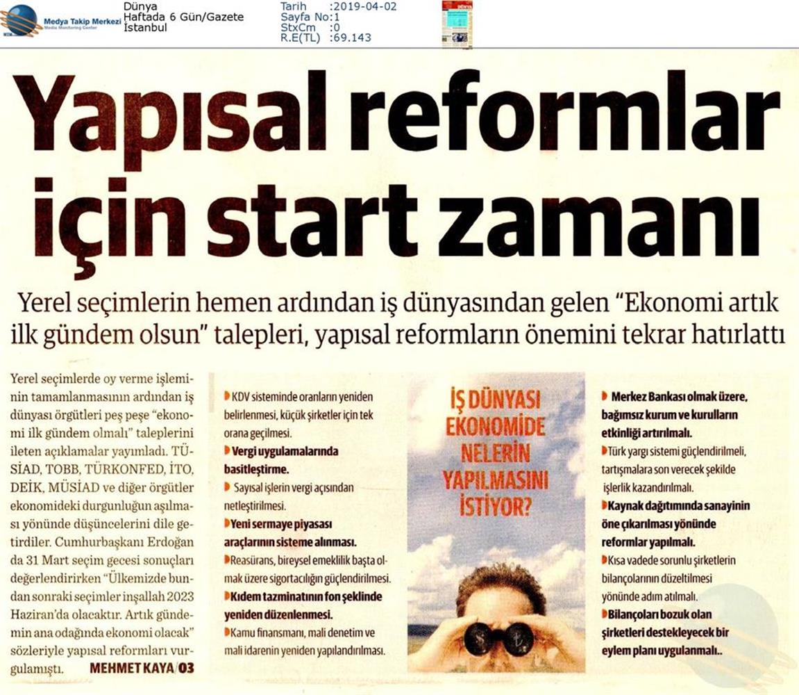 31 Mart Yerel Yönetim Basin Aciklamasi Medya Yansimalari 31 Mart 2019 - 8