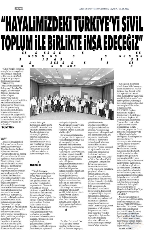 Anadolunun Liderleri Buluşmasi 27 29 Mayis 2022 Antalya - 13