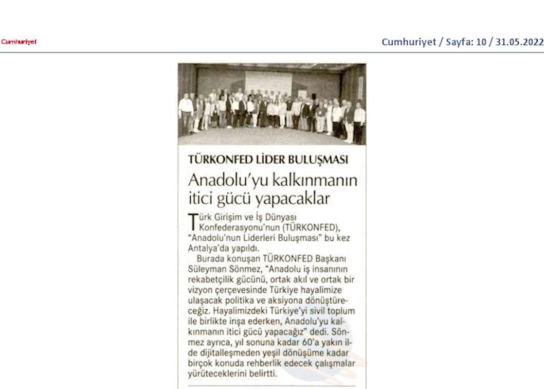 Anadolunun Liderleri Buluşmasi 27 29 Mayis 2022 Antalya - 21