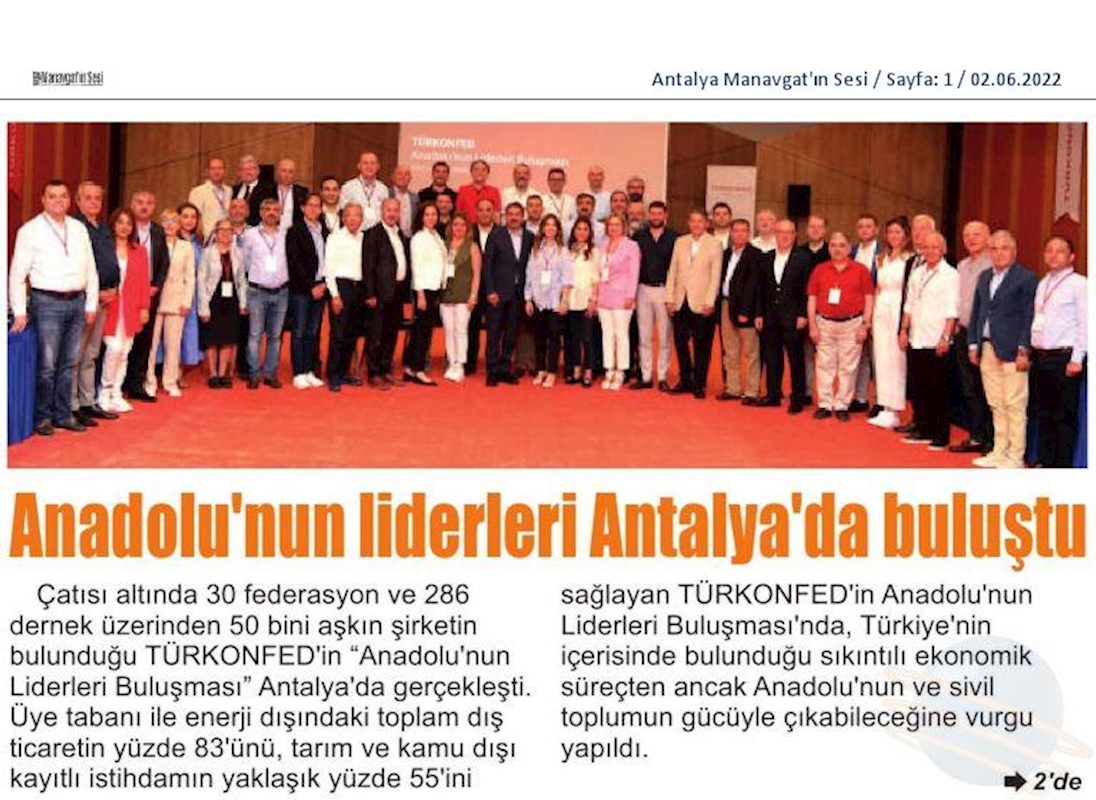 Anadolunun Liderleri Buluşmasi 27 29 Mayis 2022 Antalya - 23