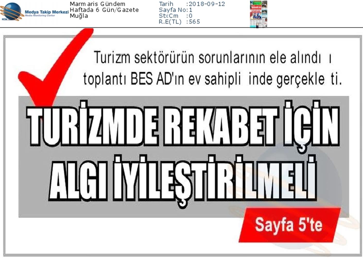 Bodrum Turizm 40 Zirvesi Didim Ekonomi Gala Yemegi Medya Yansimalari 8 Eylul 2018 - 10