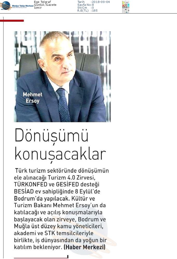 Bodrum Turizm 40 Zirvesi Didim Ekonomi Gala Yemegi Medya Yansimalari 8 Eylul 2018 - 22