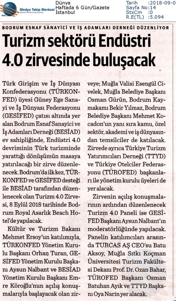 Bodrum Turizm 40 Zirvesi Didim Ekonomi Gala Yemegi Medya Yansimalari 8 Eylul 2018 - 46