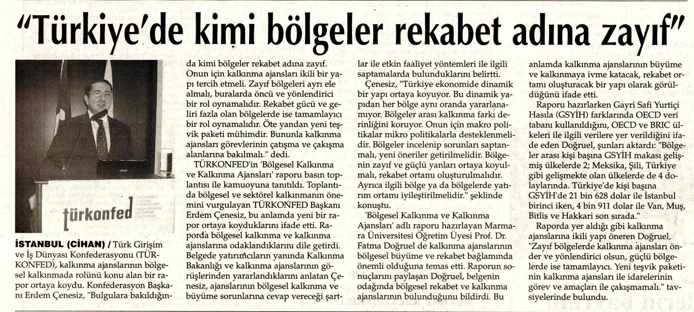 Bolgesel Esitsizlik Ve Bolgesel Kalkinma Stratejilerine Bakis - 6