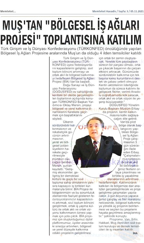 Bolgesel Is Aglari Buluşmalari Basin Yansimalari 4 5 6 Kasim 2021 Van - 4