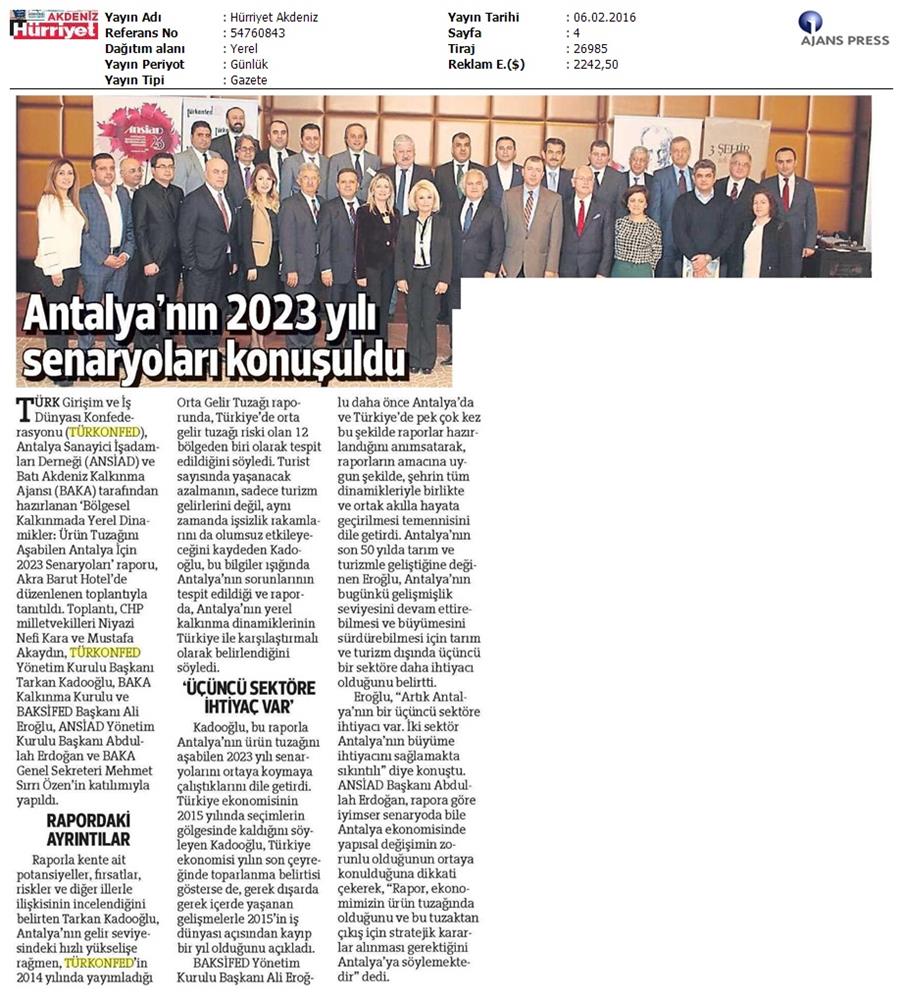 Bolgesel Kalkinmada Yerel Dinamikler Antalya Toplantısı Basin Yansimalari - 1
