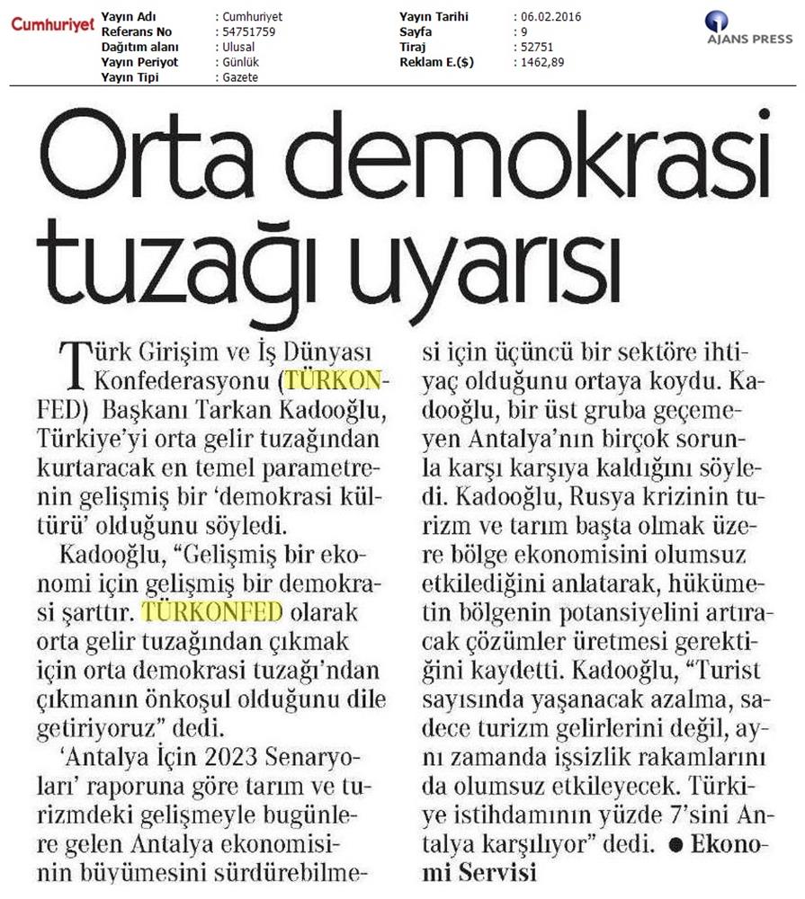 Bolgesel Kalkinmada Yerel Dinamikler Antalya Toplantısı Basin Yansimalari - 4